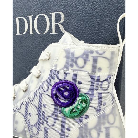 Size 40EU/7US - Dior B23 High x Kenny Scharf Purple? Worn 1X/Retail $1.4K main image 5